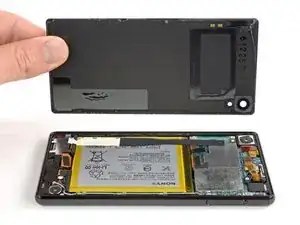 Sony Xperia Z4 Back Cover Removal